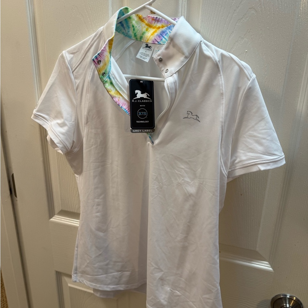 NWT -R.J classic ladies show shirt - large